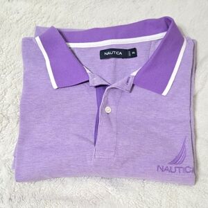 Nautica Men's Lavender Polo Shirt
